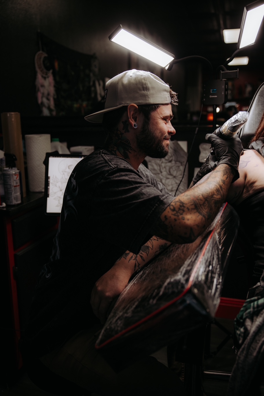 Tattoo artist work example
